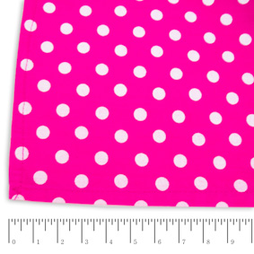 Toalha Quadrada Poás Pink e Branca 160x160
