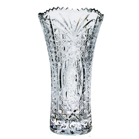 Vaso Cristal Trabalhado com Borda Dentada 2,1L