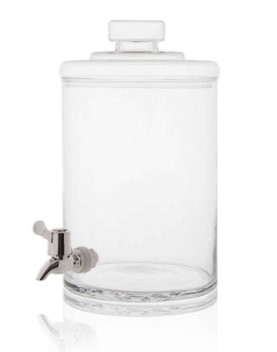 Suqueira de Vidro 5L com base de madeira