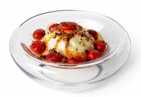 Saladeira de Vidro Duplo 23x11cm