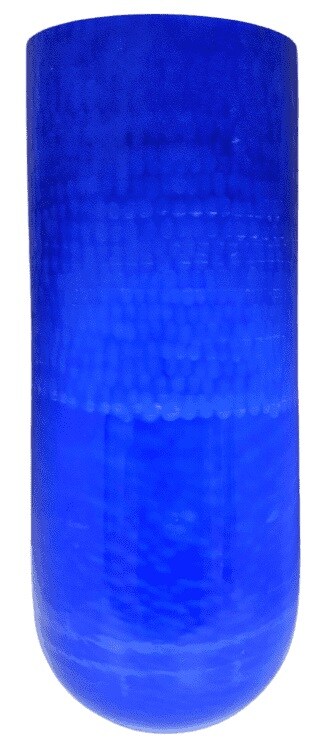 Vaso de Vidro Azul Royal P